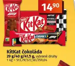 COOP TIP Kitkat čokoláda nabídka