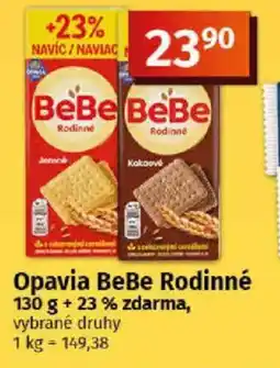 COOP TIP Opavia BeBe Rodinné nabídka