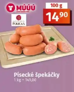 COOP TIP Písecké špekáčky nabídka