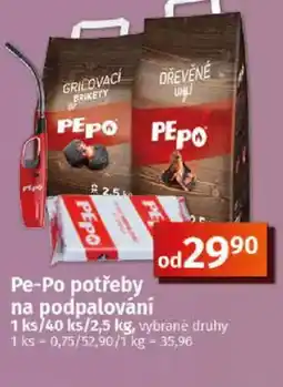 COOP TIP Pe-Po potřeby na podpalování nabídka