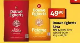 COOP TIP Douwe Egberts káva nabídka