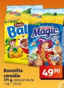 COOP TIP BonaVita cereálie nabídka