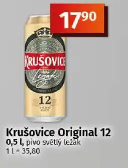 COOP TIP Krušovice Original 12 nabídka