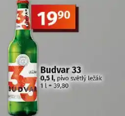 COOP TIP Budvar 33 nabídka