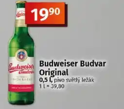 COOP TIP Budweiser Budvar Original nabídka