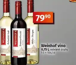 COOP TIP Weinhof víno nabídka