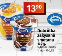 COOP TIP Ranko Dobrůtka zakysaná smetana nabídka