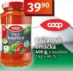 COOP TIP Rajčatová omáčka nabídka