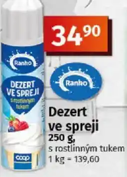 COOP TIP Ranko Dezert ve spreji nabídka