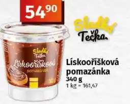 COOP TIP Lískooříšková pomazánka nabídka