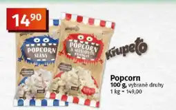 COOP TIP Popcorn nabídka