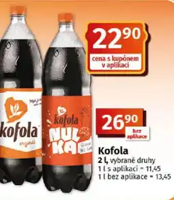 COOP TIP Kofola nabídka