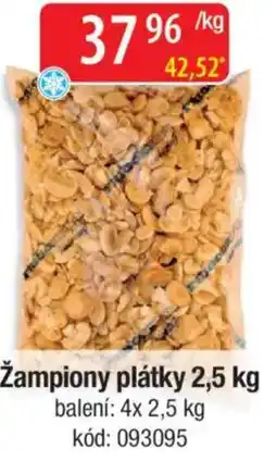 Qanto Žampiony plátky nabídka