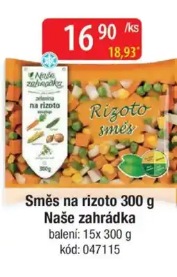 Qanto Směs na rizoto Naše zahrádka nabídka