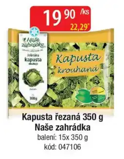 Qanto Kapusta řezaná Naše zahrádka nabídka