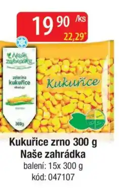 Qanto Kukuřice zrno Naše zahrádka nabídka