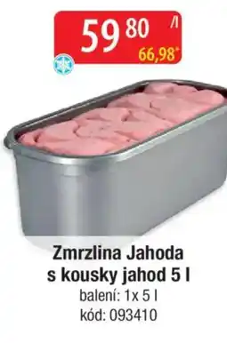 Qanto Zmrzlina Jahoda s kousky jahod nabídka