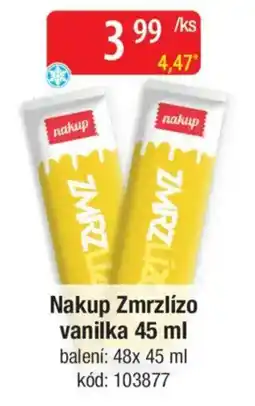 Qanto Nakup Zmrzlízo vanilka nabídka