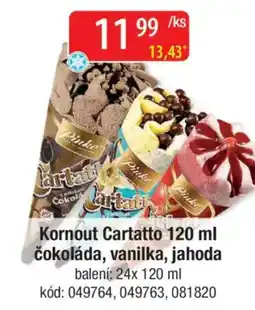 Qanto Kornout Cartatto čokoláda, vanilka, jahoda nabídka