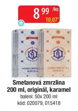 Qanto Smetanová zmrzlina, originál, karamel nabídka