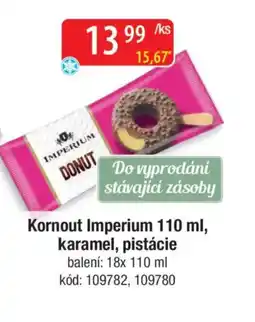 Qanto Kornout Imperium , karamel, pistácie nabídka