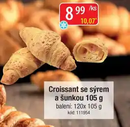 Qanto Croissant se sýrem a šunkou nabídka