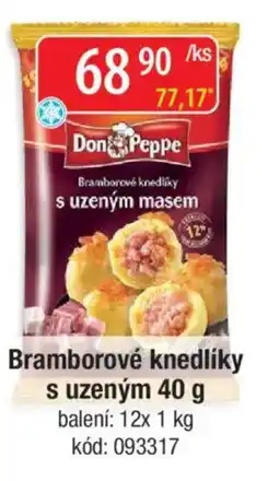 Qanto Bramborové knedlíky s uzeným nabídka