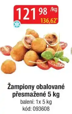 Qanto Žampiony obalované přesmažené nabídka