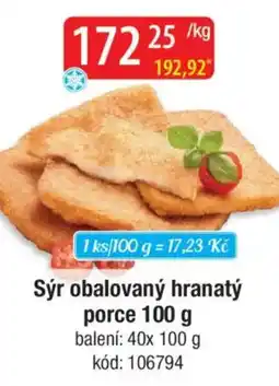 Qanto Sýr obalovaný hranatý porce nabídka