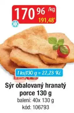 Qanto Sýr obalovaný hranatý porce nabídka