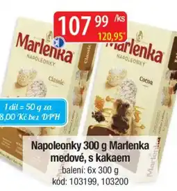 Qanto Napoleonky Marlenka medové, s kakaem nabídka