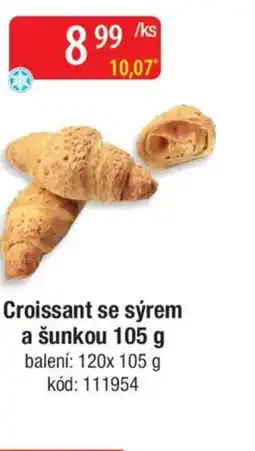 Qanto Croissant se sýrem a šunkou nabídka