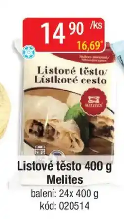 Qanto Listové těsto Melites nabídka