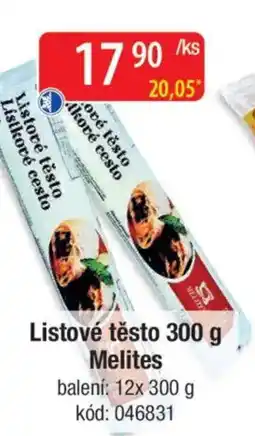 Qanto Listové těsto Melites nabídka