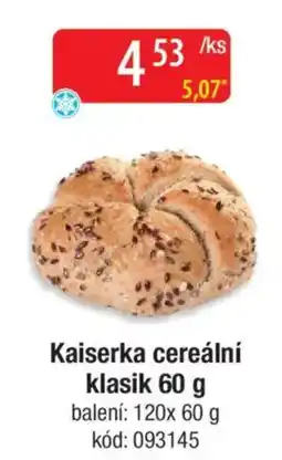 Qanto Kaiserka cereální klasik nabídka