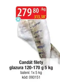 Qanto Candát filety glazura nabídka