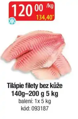 Qanto Tilápie filety bez kůže nabídka