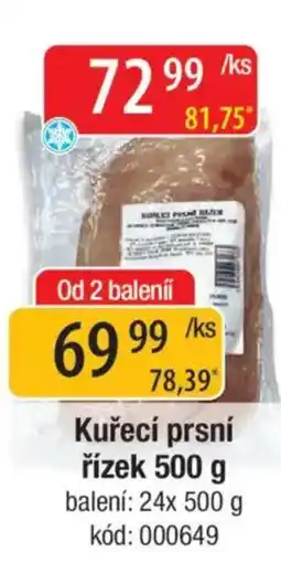 Qanto Kuřecí prsní řízek nabídka