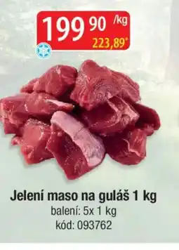 Qanto Jelení maso na guláš nabídka