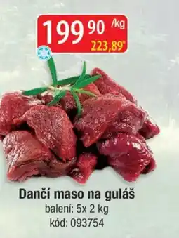 Qanto Dančí maso na guláš nabídka