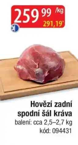 Qanto Hovězí zadní spodní šál kráva nabídka