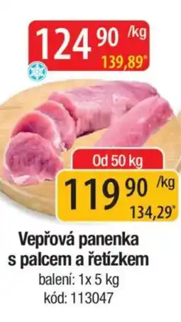 Qanto Vepřová panenka s palcem a řetízkem nabídka