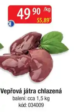 Qanto Vepřová játra chlazená nabídka