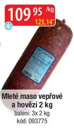 Qanto Mleté maso vepřové a hovězí nabídka