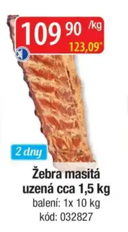 Qanto Žebra masitá uzená nabídka