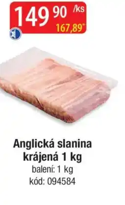 Qanto Anglická slanina krájená nabídka