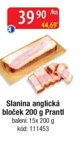 Qanto Slanina anglická bloček Prantl nabídka