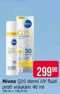 Teta Nivea Q10 denní UV fluid proti vráskám nabídka
