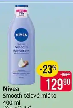 Teta Nivea Smooth tělové mléko nabídka