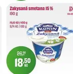 BonVeno Kunín zakysaná smetana 15% nabídka